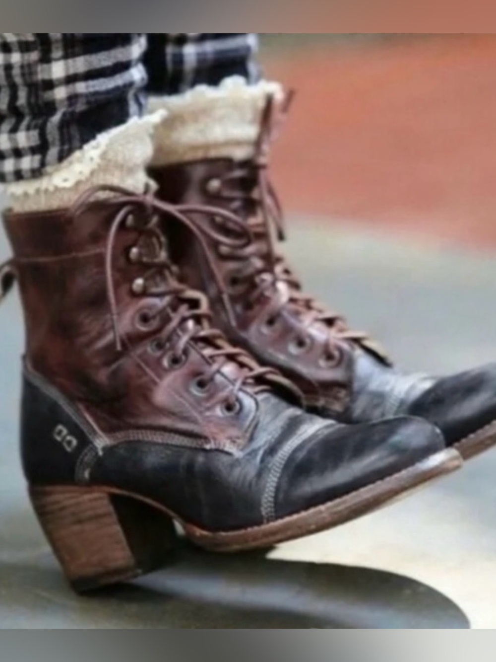 Bed Stu Judgement Lace-Up Leather Ankle Boot